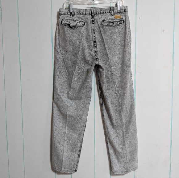 VTG Loafers Acid Wash Jeans 30 Waist - Picture 6 of 8